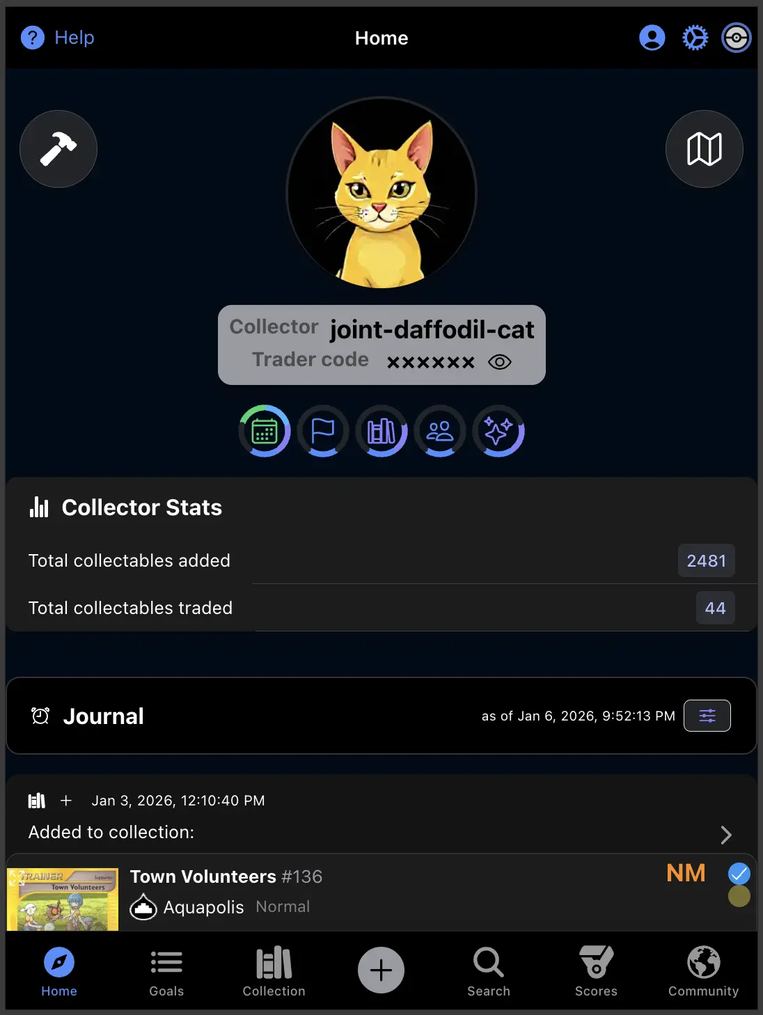 Journal and Activity